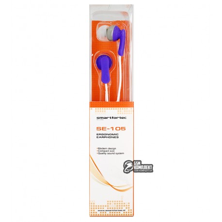 Навушники Smartfortec SE-105 Violet (44121)