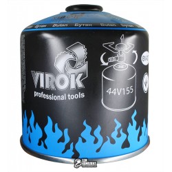 Газовий балон Virok 44V155 з різьбленням, для кемпінгу, 500г Газовий балон Virok 44V155 з різьбленням, для кемпінгу, 500г