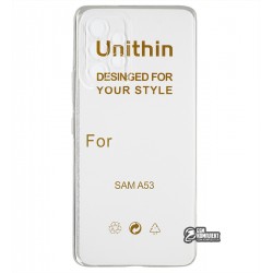 Чохол Samsung A536 Galaxy A53, ультратонкий силікон 0,3мм, прозорий Чохол Samsung A536 Galaxy A53, ультратонкий силікон 0,3мм, прозорий