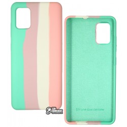 Чехол для Samsung A515 Galaxy A51 (2020), Rainbow, силикон софт тач #4 Чехол для Samsung A515 Galaxy A51 (2020), Rainbow, силикон софт тач #4