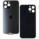 Задня панель корпусу для Apple iPhone 12 Pro Max, сірий, зі зняттям рамки камери, small hole, Graphite