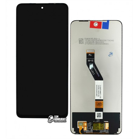 Дисплей для Xiaomi Poco M4 Pro 5G, черный, без рамки, High Copy, 21091116AG