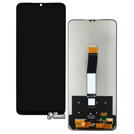 Дисплей для Xiaomi Redmi 10C, черный, с тачскрином, High Copy
