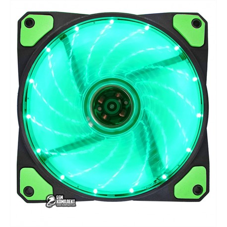 Вентилятор Frime Iris LED Fan 15LED Green (FLF-HB120G15)