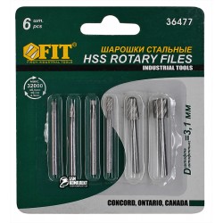 Комплект Fit mod.36477. 6 сталевих фрез