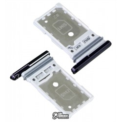 Тримач SIM-карти для Samsung G990 Galaxy S21 FE 5G, сірий, Graphite Тримач SIM-карти для Samsung G990 Galaxy S21 FE 5G, сірий, Graphite