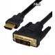 Кабель HDMI/DVI 4,5м Cablеxpert (CC-HDMI-DVI-15) HDMI тато / DVI тато, позолочені конектори
