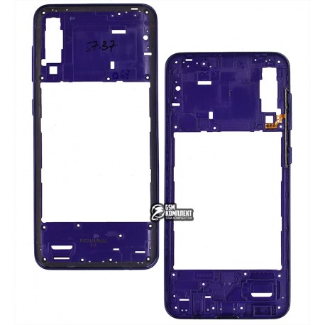 Средняя часть корпуса Samsung A307 Galaxy A30s, фиолетовая, Copy
