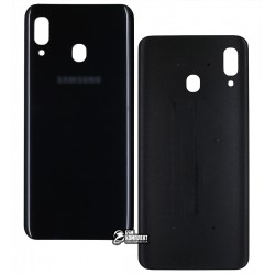 Задняя крышка батареи для Samsung A305F/DS Galaxy A30, черная