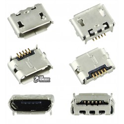 Конектор зарядки для Huawei Ascend P6, Fly IQ450q, Micro-USB Конектор зарядки для Huawei Ascend P6, Fly IQ450q, Micro-USB