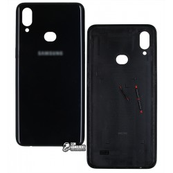 Задняя крышка батареи для Samsung A107 Galaxy A10s (2019), черная, High Copy