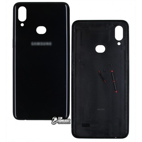 Задняя крышка батареи для Samsung A107 Galaxy A10s (2019), черная, High Copy