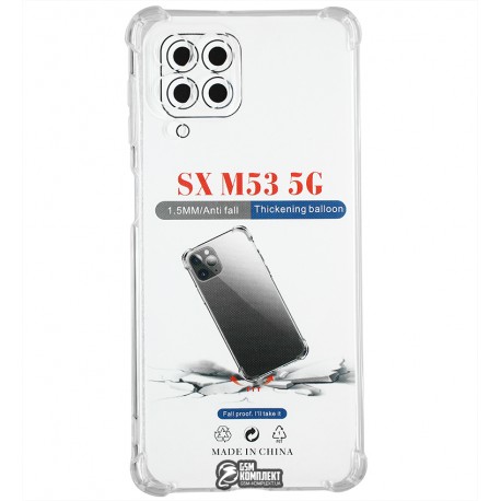 Чохол для Samsung M536 Galaxy M53, WXD HQ, силіконовий, протиударний, прозорий