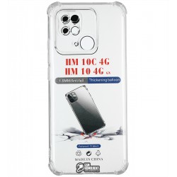 Чохол для Xiaomi Redmi 10c, WXD HQ, силіконовий, протиударний, прозорий