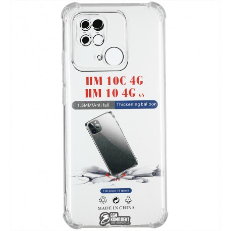 Чехол для Xiaomi Redmi 10c, WXD HQ, силиконовый, противоударный, прозрачный Чехол для Xiaomi Redmi 10c, WXD HQ, силиконовый, противоударный, прозрачный