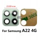 Скло камери для Samsung A225 Galaxy A22 (2021) 4G, чорне, без рамки