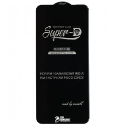 Защитное стекло для Xiaomi Redmi 9A, Redmi 9C, Poco C3, 3D, MTB Super, Full Glue, черное Защитное стекло для Xiaomi Redmi 9A, Redmi 9C, Poco C3, 3D, MTB Super, Full Glue, черное