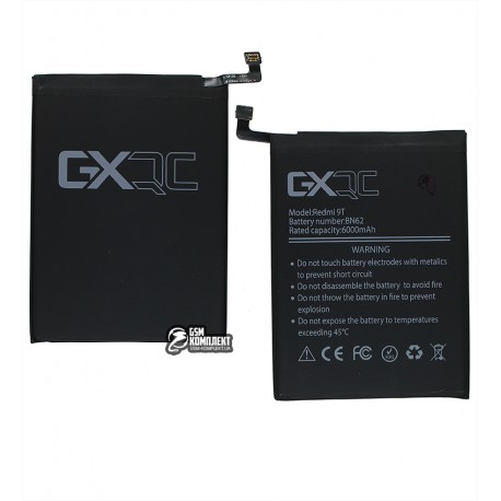 Аккумулятор GX BN62 для Xiaomi Poco M3, Redmi 9T, Li-Polymer, 3,85 B, 6000 мАч