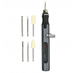 Акумуляторний міні-гравер Ma Ant D1, набір насадок для гравіювання, шліфування, полірування, 3 швидкості роботи Акумуляторний міні-гравер Ma Ant D1, набір насадок для гравіювання, шліфування, полірування, 3 швидкості роботи