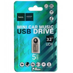 Флешка 32 Gb Hoco UD9, USB 2.0, серебристая Флешка 32 Gb Hoco UD9, USB 2.0, серебристая