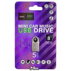 Флешка 8 Gb Hoco UD9, USB 2.0, серебристая Флешка 8 Gb Hoco UD9, USB 2.0, серебристая