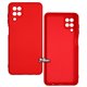 Чехол для Samsung A125 Galaxy A12, Silicone cover , софттач силикон, красный