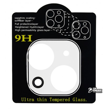 Захисне скло для камеры iPhone 13, iPhone 13 mini, Full Glue, прозоре