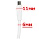 Кабель Micro USB-USB, Hoco X84, круглий, 1 метр, 2,4А, білий