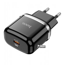 Зарядное устройство Hoco N24 Vicorious 20W (1 Type-C) (black)