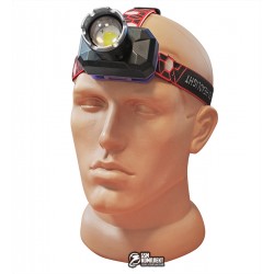 Налобный фонарик Police SQ-705-p99, Ultra brite, встроенный акб, зум, зарядка MicroUSB