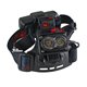Налобный фонарик 2125-2T6, ЗУ micro USB, 2x18650, signal light