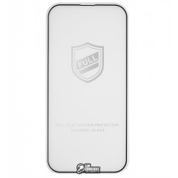 Защитное стекло для iPhone 14 Pro, 2.5D, Full Glue, черное