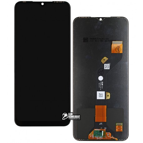Дисплей Tecno Spark Go (2022), с сенсорным экраном (дисплейный модуль), черный