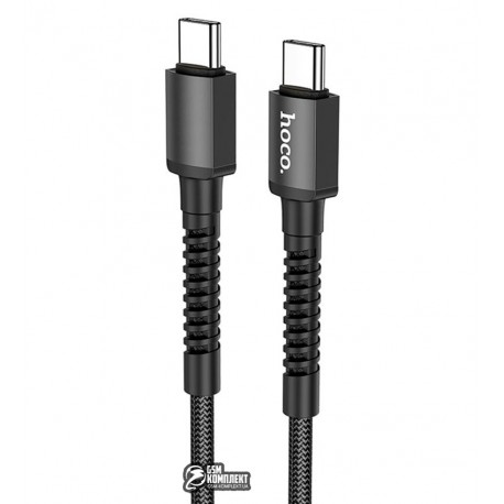 Кабель Type-C - Type-C, Hoco Especial PD charging data cable X71 |1m, 3A, 60W| (black)