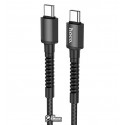 Кабель Type-C - Type-C, Hoco Especial PD charging data cable X71 1m, 3A, 60W (black)