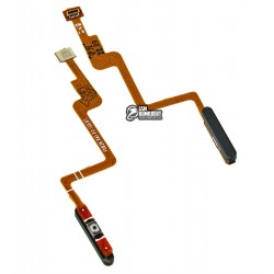 Шлейф для Xiaomi 11T Pro, кнопки включения, сканера отпечатка пальца (Touch ID), черный