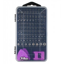 Набір інструментів Aida A-135, ручка, 115 біт, 2 подовжувачі, пінцет, магнітайзер, 2 SIM-ключи