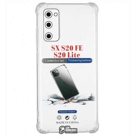 Чехол для Samsung G780 Galaxy S20 FE, WXD силикон 0.8 mm HQ, противоударный силикон, прозрачный Чехол для Samsung G780 Galaxy S20 FE, WXD силикон 0.8 mm HQ, противоударный силикон, прозрачный
