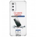 Чехол для Samsung G780 Galaxy S20 FE, WXD силикон 0.8 mm HQ, противоударный силикон, прозрачный