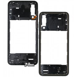 Средняя часть корпуса Samsung A307 Galaxy A30s, черная