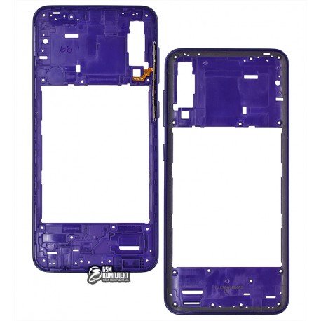 Средняя часть корпуса Samsung A307 Galaxy A30s, фиолетовая
