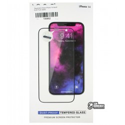 Захисне скло для iPhone 14, iPhone 14 Plus, WAVE Dust-Proof, чорне