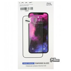 Захисне скло WAVE Dust-Proof для iPhone 13, iPhone 13 Pro, iPhone 14, iPhone 16e, чорне Захисне скло WAVE Dust-Proof для iPhone 13, iPhone 13 Pro, iPhone 14, iPhone 16e, чорне