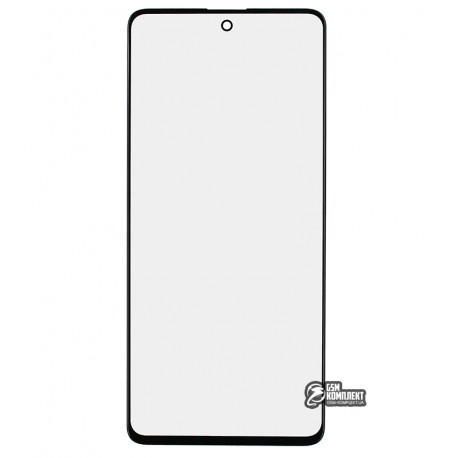 Скло дисплея Samsung A515 Galaxy A51, з OCA-плівкою, чорний колір
