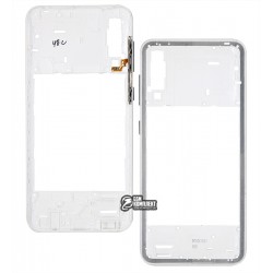 Середня частина корпуса Samsung A307 Galaxy A30s, біла