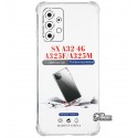Чехол для Samsung A325 Galaxy A32, WXD силикон 0.8 mm HQ, противоударный силикон, прозрачный