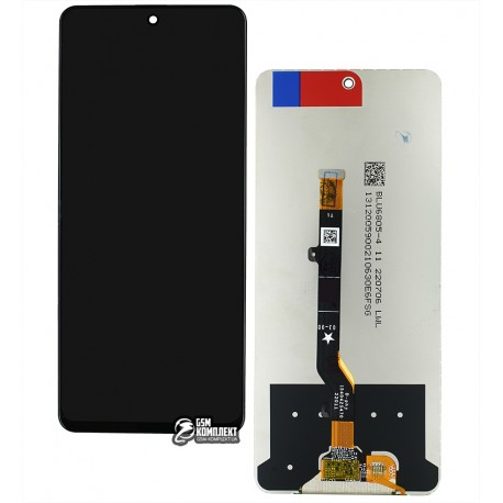 Дисплей Tecno Camon 19 (CI6N), з тачскріном (дисплейний модуль), чорний