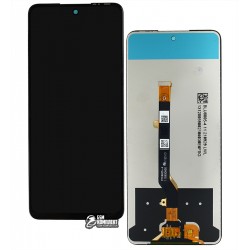 Дисплей Infinix Hot 11S (X6812B), черный, с сенсорным экраном (дисплейный модуль)