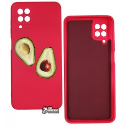 Чохол Samsung A125 Galaxy A12, ART Avocado, червоний Чохол Samsung A125 Galaxy A12, ART Avocado, червоний