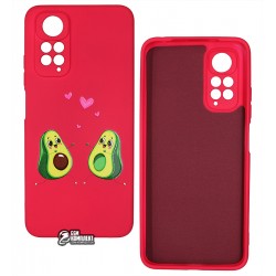 Чохол для Xiaomi Redmi Note 11 5G, Poco M4 Pro 5G, ART Avocado Love, силікон, червоний